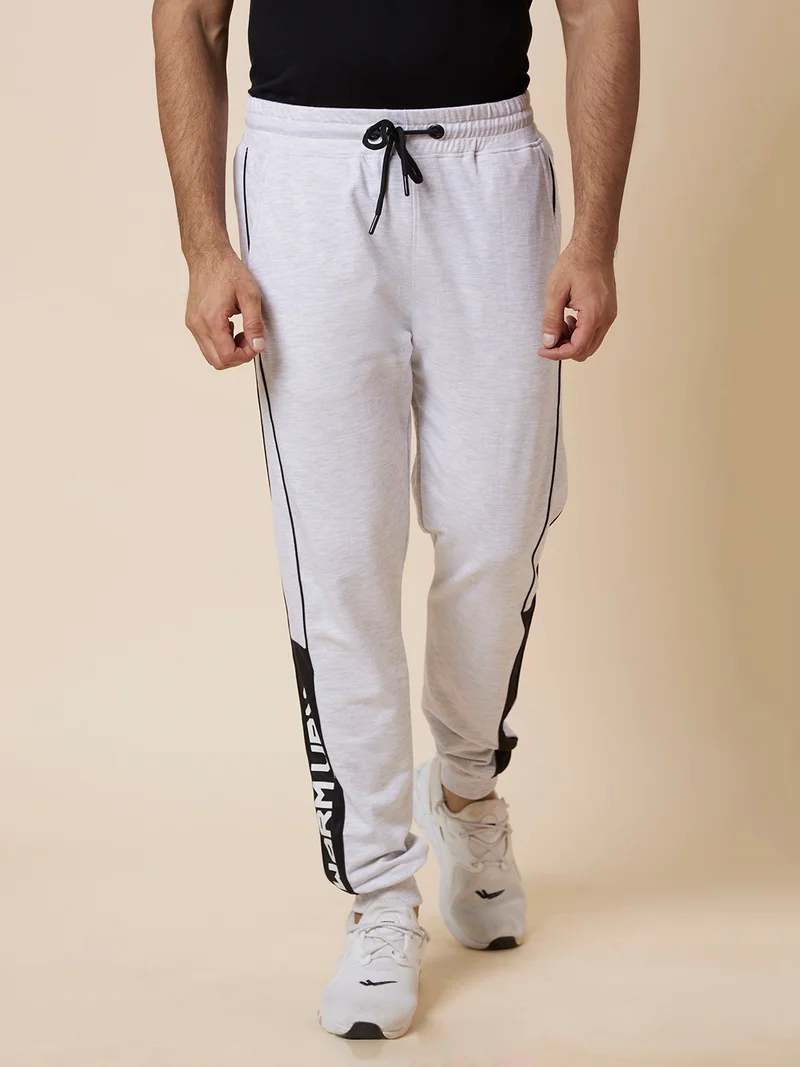 globus Globus Men Grey Regular Fit Joggers